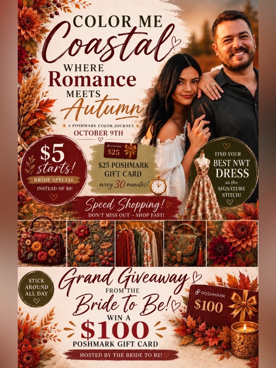Accessories - $5 Color Me Coastal Train | Where Romance meets Autumn✨